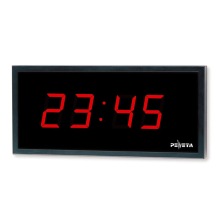 Elektrische, digitale radio gestuurde LED-Wandklok
