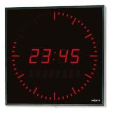 Elektrische, digitale, radio gestuurde LED-wandklok