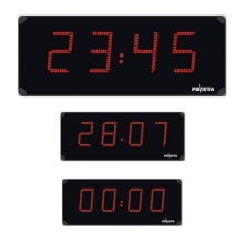 Elektrische, digitale, radio gestuurde LED-Wandklok
