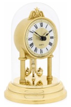 Mini jaarpendule stolpklok 0933-10