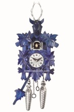 Moderne koekoeksklok blauw