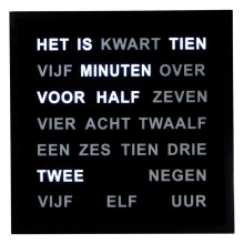Woordklok Nederlands 1265NL