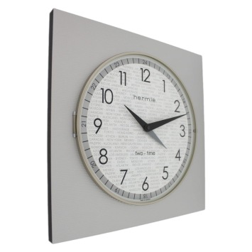 Wandklok wereldsteden 30525-002100