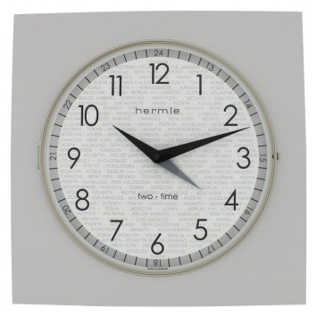 Wandklok wereldsteden 30525-002100