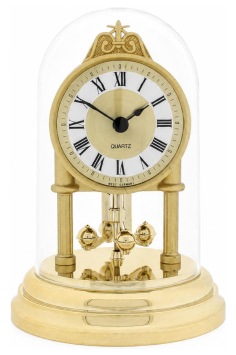 Mini jaarpendule stolpklok 0933-10