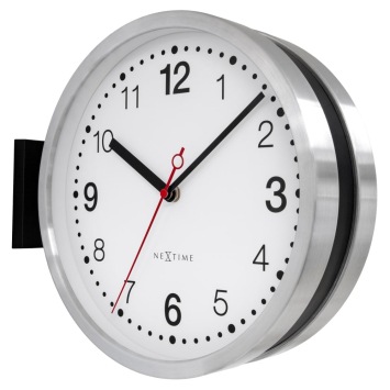 Dubbelzijdige wandklok NE3334AR