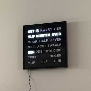 Woordklok Nederlands 1265NL